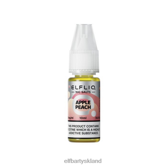 ELFBAR- elfliq æble fersken nic salte - 10ml-10 mg/ml 2X0XL219elfbar global store