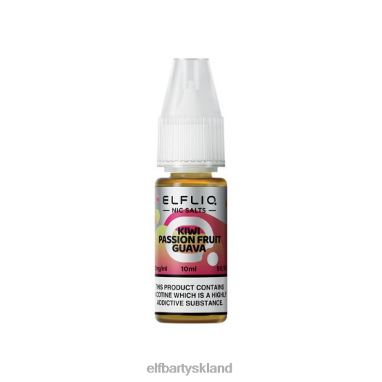 ELFBAR- elfliq kiwi passionsfrugt guava nic salte - 10ml-10 mg/ml 2X0XL209elfbar global store