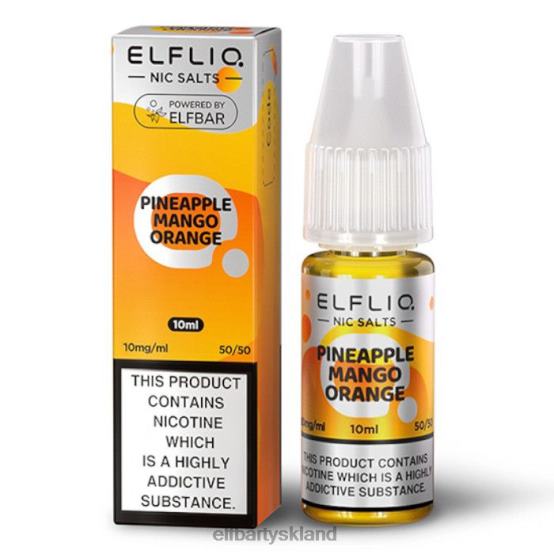 ELFBAR- elfliq nic salte - ananas mango appelsin - 10ml-10 mg/ml 2X0XL173elf bar sverige