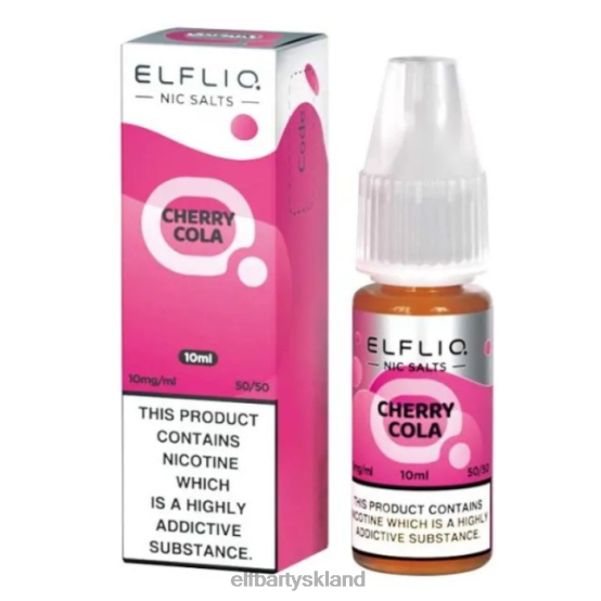 ELFBAR- elfliq nic salte - cherry cola - 10ml-10 mg/ml 2X0XL196elfbar danmark