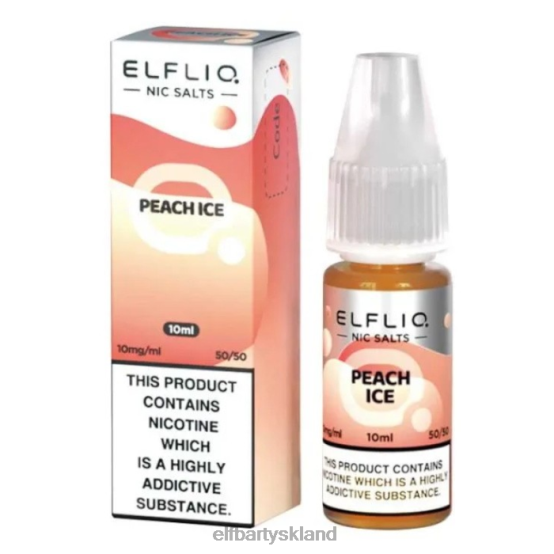 ELFBAR- elfliq nic salte - ferskenis - 10ml-10 mg/ml 2X0XL185elfbar 5000