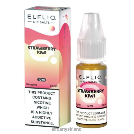 ELFBAR- elfliq nic salte - jordbærkiwi - 10ml-10 mg/ml 2X0XL180elfbar 600v2