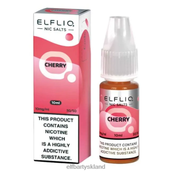 ELFBAR- elfliq nic salte - kirsebær - 10ml-10 mg/ml 2X0XL199elfbar global store