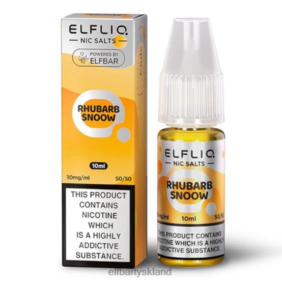 ELFBAR- elfliq nic salte - rabarber sne - 10ml-10 mg/ml 2X0XL171elf bar tyskland