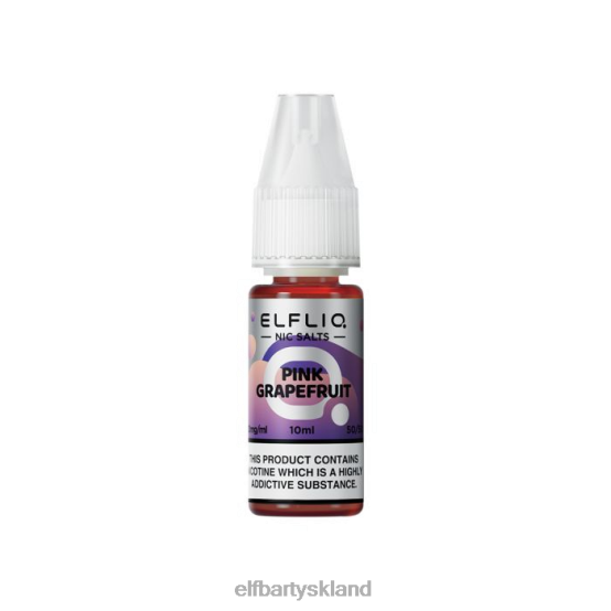 ELFBAR- elfliq pink grapefrugt nic salte - 10ml-10 mg/ml 2X0XL202elf bar uden nikotin