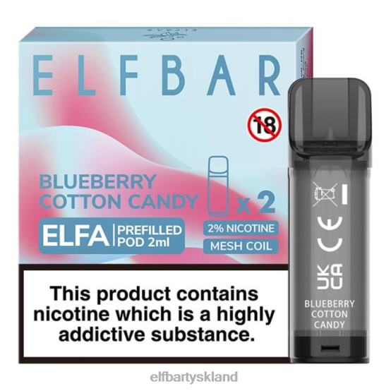 ELFBAR- elfa fyldt pod - 2ml - 20mg (2 pakke) 2X0XL105 banan elfbar 5000