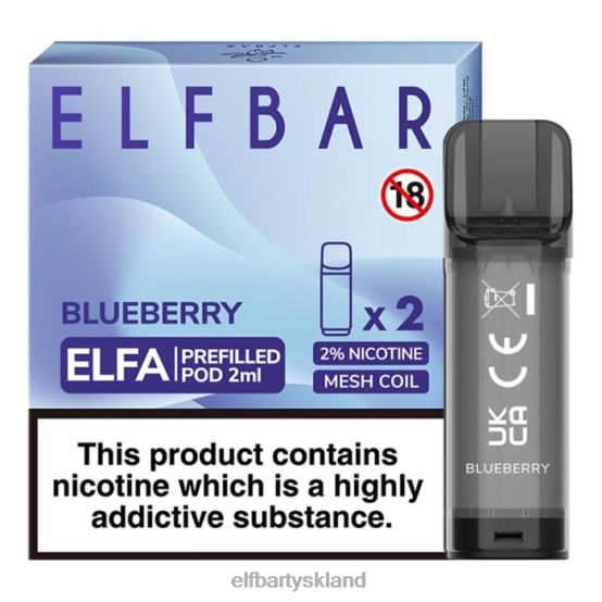 ELFBAR- elfa fyldt pod - 2ml - 20mg (2 pakke) 2X0XL105 banan elfbar 5000