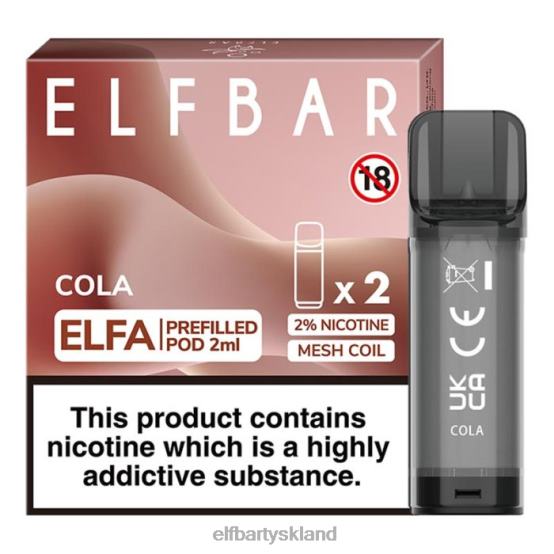 ELFBAR- elfa fyldt pod - 2ml - 20mg (2 pakke) 2X0XL109 cola elfbar global store