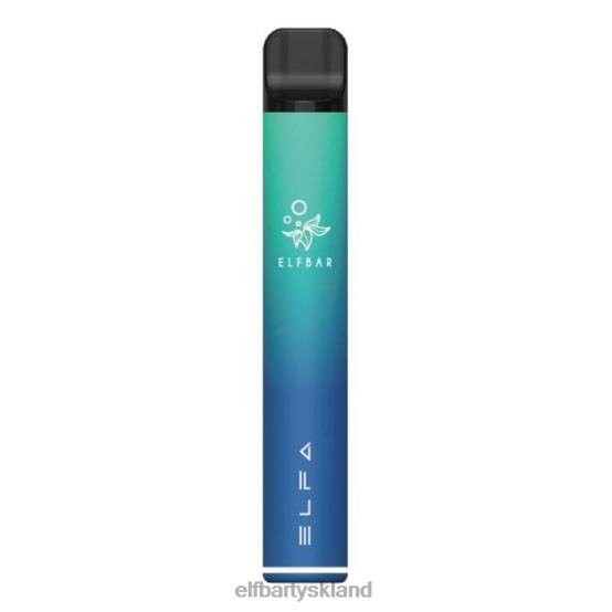 ELFBAR- elfa pod kit - pod startsæt - 500mah 2X0XL104 aurora blå elfbar 600