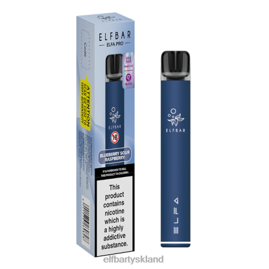 ELFBAR- elfa pro pod kit - genopladeligt 2X0XL69 marineblå + blåbærsur fyldt bælg elfbar global store