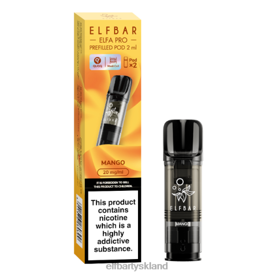 ELFBAR- elfa pro præfyldte bælg - 20mg - 2pk 2X0XL87 mango elfbar 600 turn on