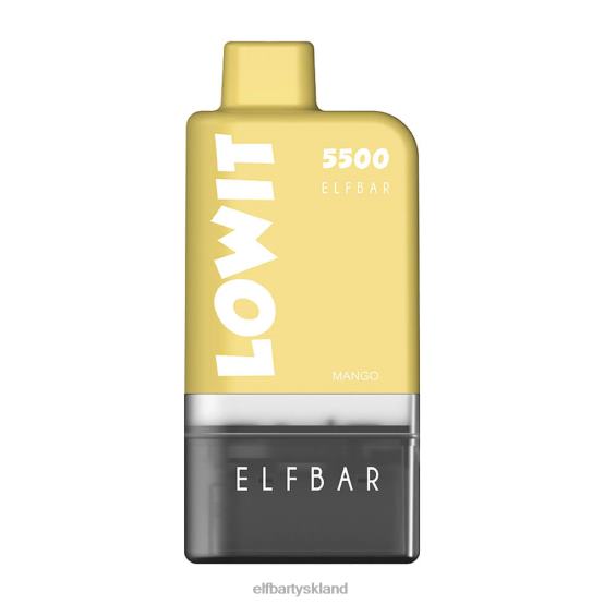 ELFBAR- færdigfyldt pod kit lowit 5500 2%nic 2X0XL435 mango elfbar 5000