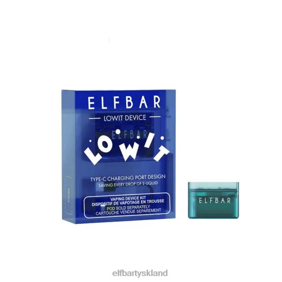 ELFBAR- lowit forfyldt pod-batterienhed 2X0XL398 sort elf bar 1500