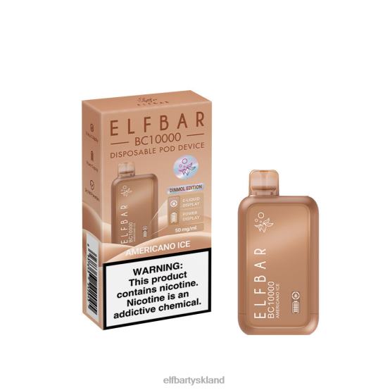 ELFBAR- bedste smag engangs vape bc10000 is-serien 2X0XL305 americano is elfbar 5000