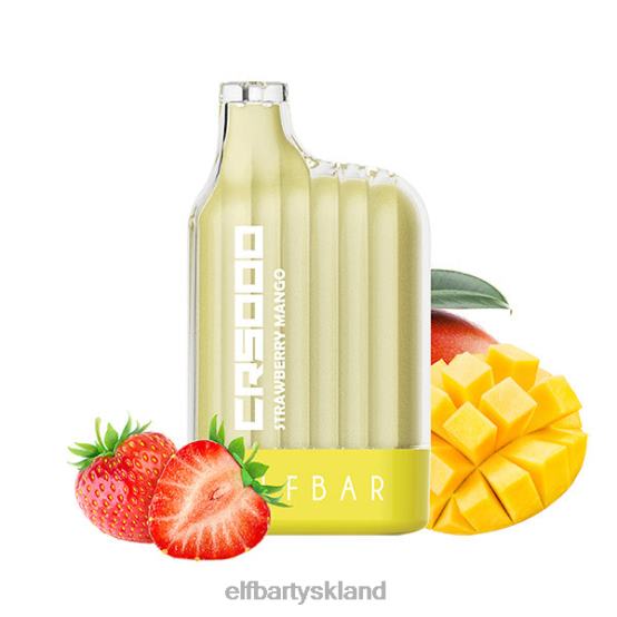 ELFBAR- cr5000 engangs vape 5000 pust 2X0XL335 jordbær mango elfbar 5000