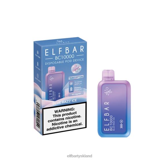 ELFBAR- engangs vape ny bc10000 10000puffs 2X0XL339 blåbær mynte elfbar global store