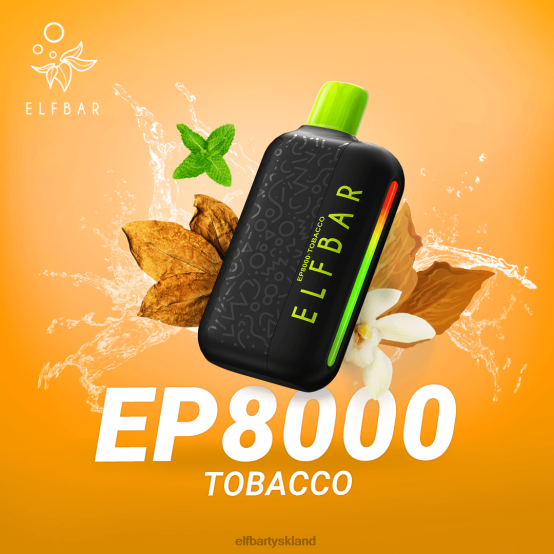 ELFBAR- engangs vape nye ep8000 puffs 2X0XL362 kiwi passionsfrugt guava elf bar uden nikotin