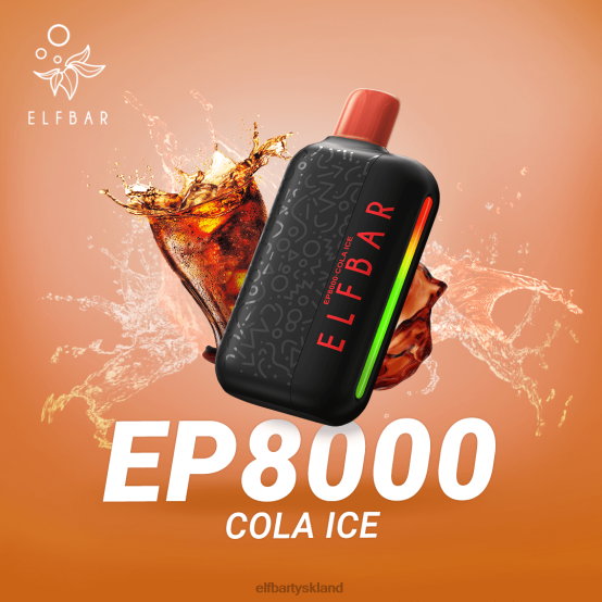 ELFBAR- engangs vape nye ep8000 puffs 2X0XL365 cola is elfbar 5000