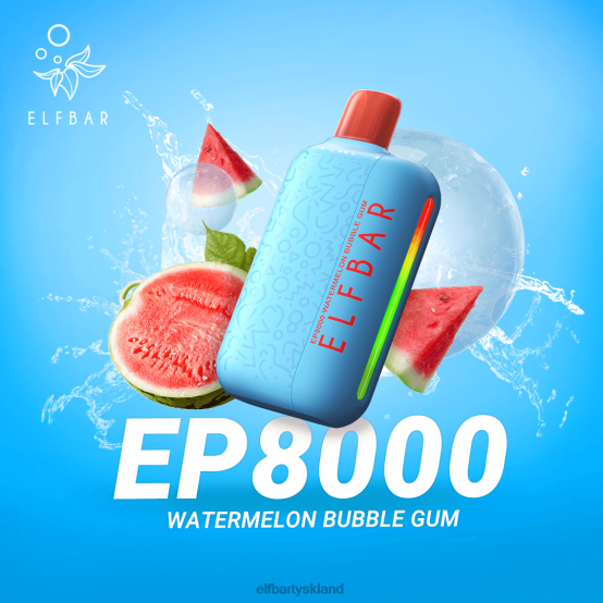 ELFBAR- engangs vape nye ep8000 puffs 2X0XL366 ferskenbær elfbar danmark