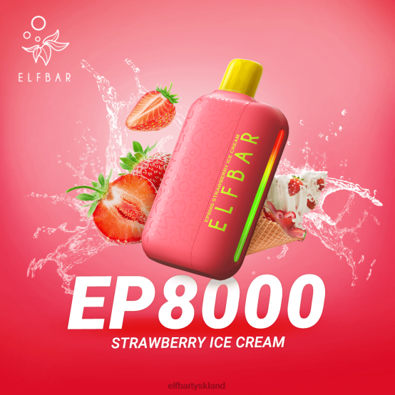 ELFBAR- engangs vape nye ep8000 puffs 2X0XL375 hvid drue elfbar 5000