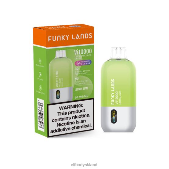 ELFBAR- funky lands engangs vape vi10000 pust 2X0XL470 vandmelon is elfbar 600v2